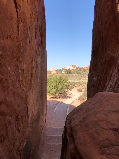 Entrance to sand dune arch